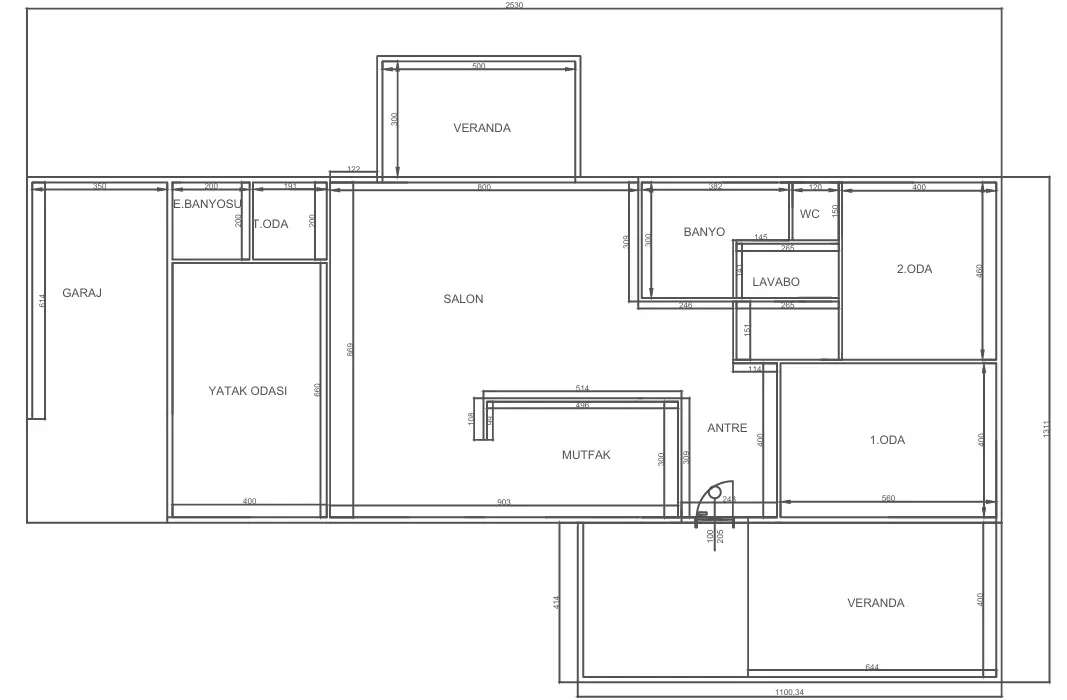 290m² 3+1 Çelik Ev Görsel 4